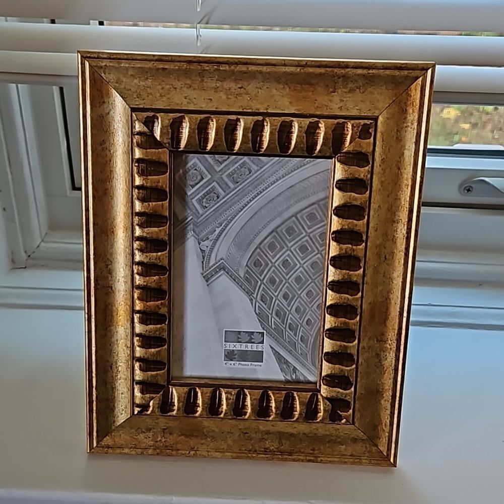 Six Tree Antique finished picture frame